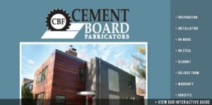 CBF Cement Board Product Guide
